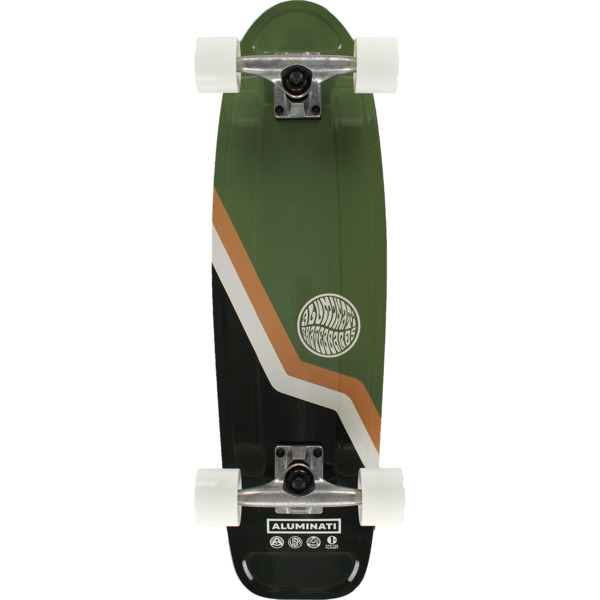 ontwerper Magnetisch kubiek Aluminati Skateboards Van Jerry Green Cruiser Complete Skateboard - 8.12 x  28