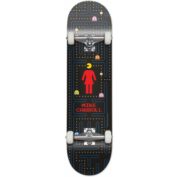 Girl Skateboards Mike Carroll Pac-Man Complete Skateboard - 7.75" x 31.5"