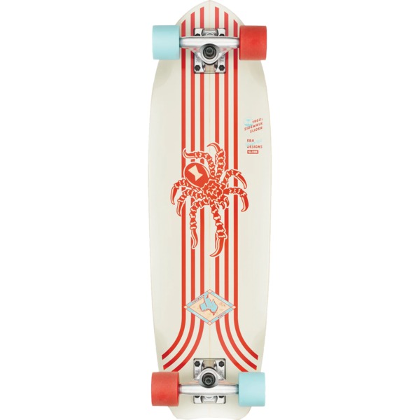 Globe Skateboards Sidewalk Slider Red / Spider Cruiser Complete Skateboard - 8.25" x 28.75"