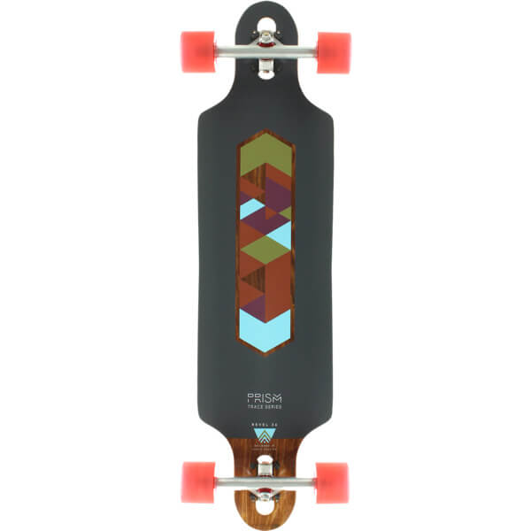 Prism Skate Trace Revel 36 Longboard Complete Skateboard - 9.25 x 36 ...