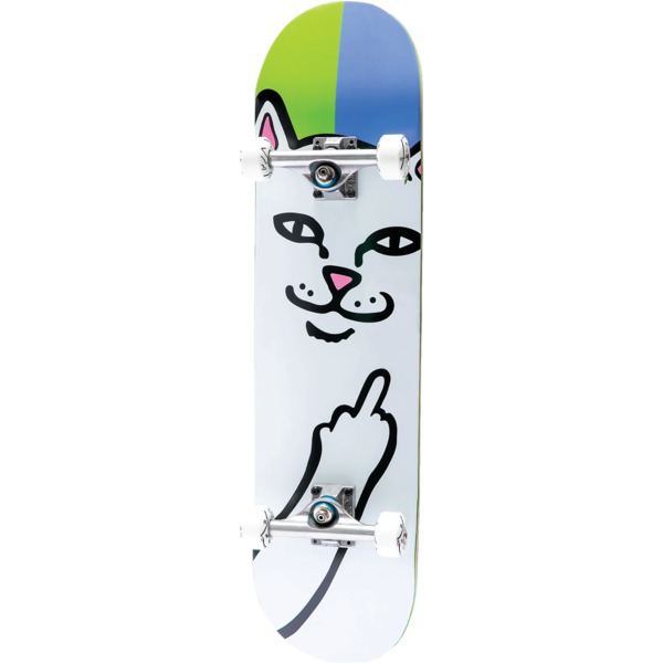 Rip N Dip Lord Nermal Green / Blue Complete Skateboard - 8.25" x 31.75"