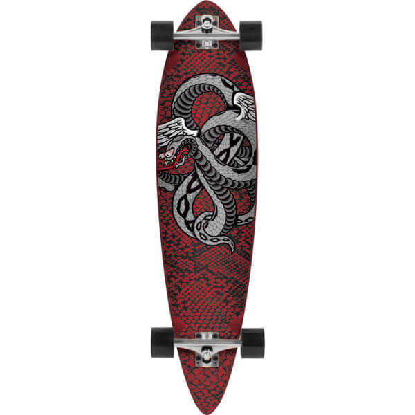 Santa Cruz Skateboards Venomous Pintail Longboard Complete Skateboard ...