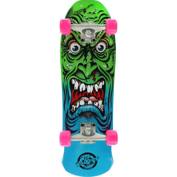 Santa Cruz Skateboards Rob Roskopp Mini Face 80s Blue / Green Cruiser ...