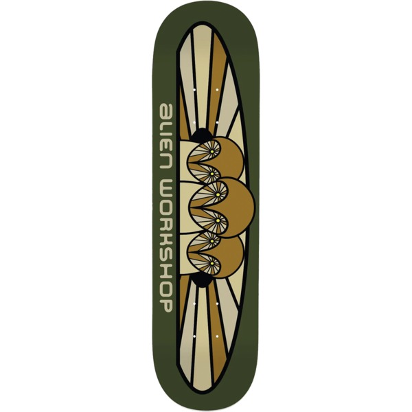 Alien Workshop Skateboards Owlien Green Skateboard Deck - 8.12" x 31.5"