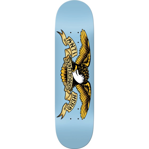 Anti Hero Skateboards Classic Eagle Light Blue Skateboard Deck - 8.28" x 31.7"