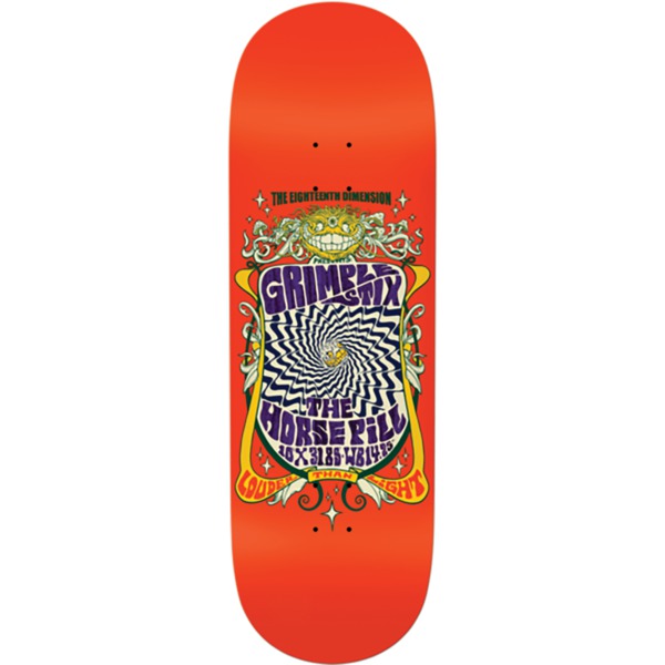 Anti Hero Skateboards Litho Orange Skateboard Deck - 10" x 31.85"