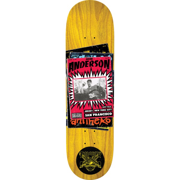 Anti Hero Skateboards Brian Anderson Thrasher Collab Skateboard Deck - 9" x 33.25"
