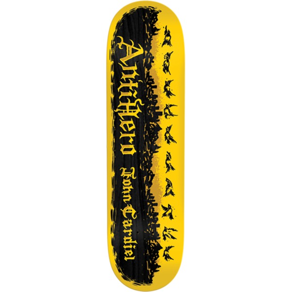 Anti Hero Skateboards John Cardiel Pigeon Motion Skateboard Deck - 8.38" x 32.25"