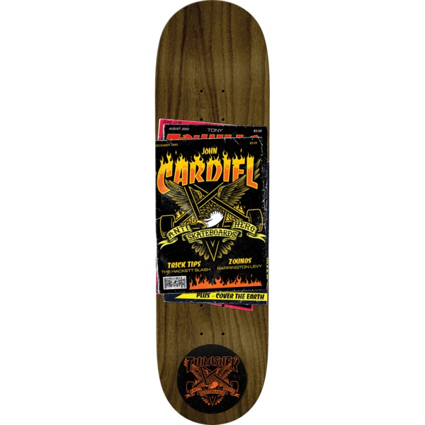 Anti Hero Skateboards John Cardiel Thrasher Collab Skateboard Deck - 8.62" x 32.25"