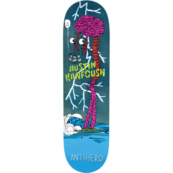 Anti Hero Skateboards Austin Kanfoush Some Legs Blue Skateboard Deck - 8.25" x 31.5"