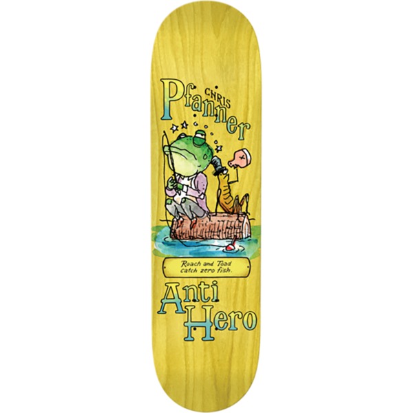 Anti Hero Skateboards Chris Pfanner Roach and Toad Skateboard Deck - 8.5" x 32.18"