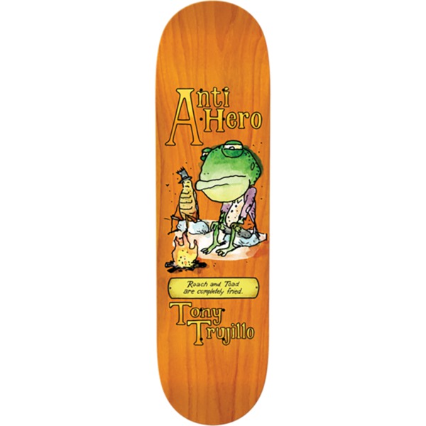 Anti Hero Skateboards Tony Trujillo Roach and Toad Skateboard Deck - 9.02" x 32.2"