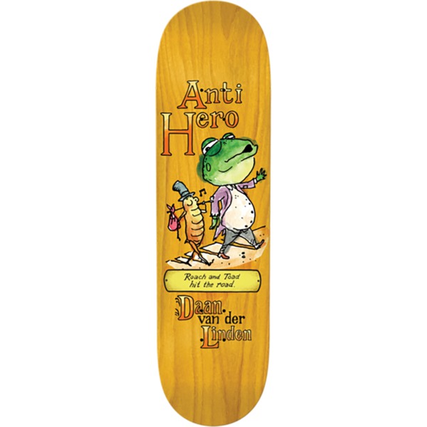 Anti Hero Skateboards Daan Van Der Linden Roach and Toad Skateboard Deck - 8.28" x 31.7"