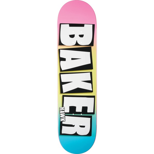 Baker Skateboards Riley Hawk Brand Name Sherbert Skateboard Deck - 8" x 31.5"