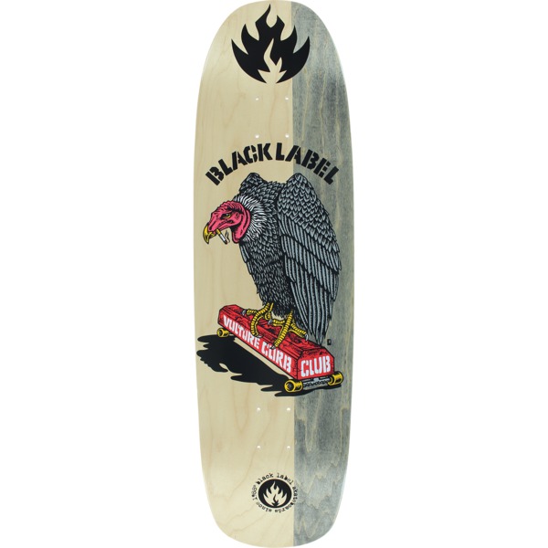 Black Label Skateboards Vulture Curb Club Natural / Grey Split ...