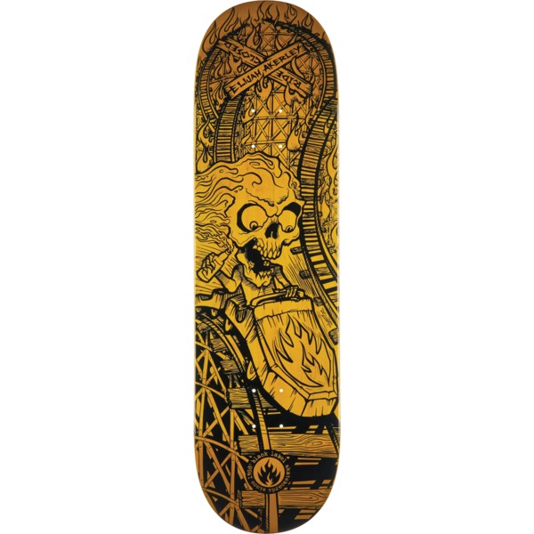 Black Label Skateboards Elijah Akerley Death Ride Assorted Stain Skateboard Deck - 8.75" x 32.25"