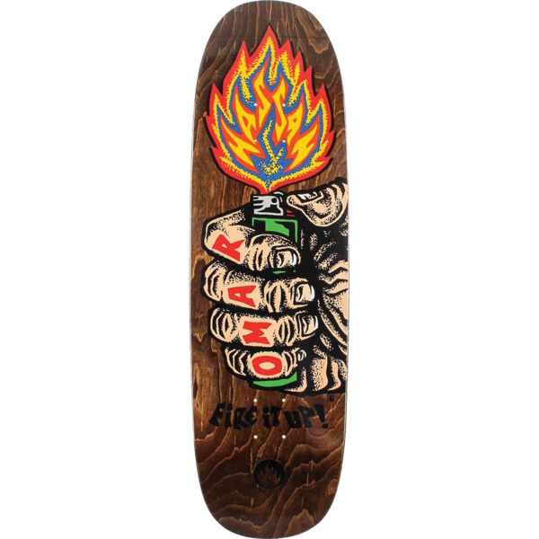 Black Label Skateboards Omar Hassan Fire It Up Assorted Stain Skateboard Deck - 9.25" x 32.25"