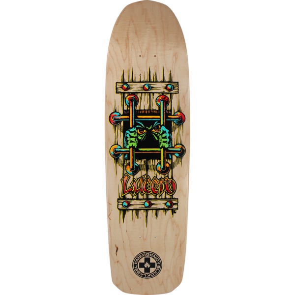 Black Label Skateboards John Lucero OG Bars Natural Skateboard Deck - 9 ...