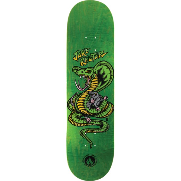 Black Label Skateboards Jake Reuter Snake and Rat Assorted Stain Skateboard Deck - 8.25" x 32.12"