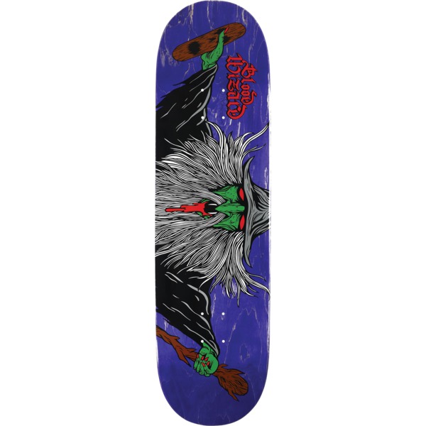 Blood Wizard Skateboards Flying Wizard Assorted Stains Skateboard Deck - 9" x 32.5"