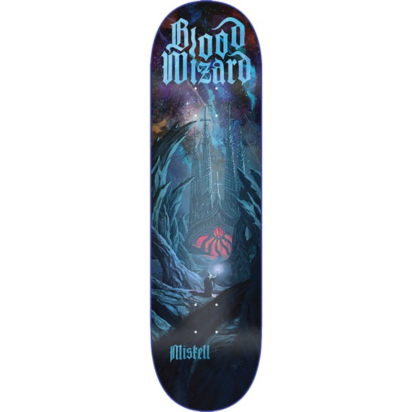 Blood Wizard Skateboards Nolan Miskell Outer Realms Skateboard Deck - 8.38" x 32.37"