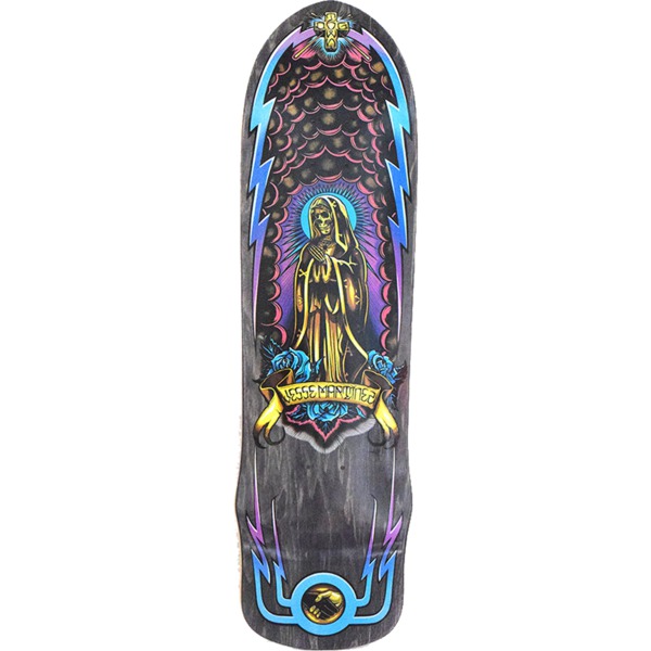 Dogtown Skateboards Jesse Martinez Guadalupe Handshake M80 Black Skateboard Deck - 8.6" x 32.5"