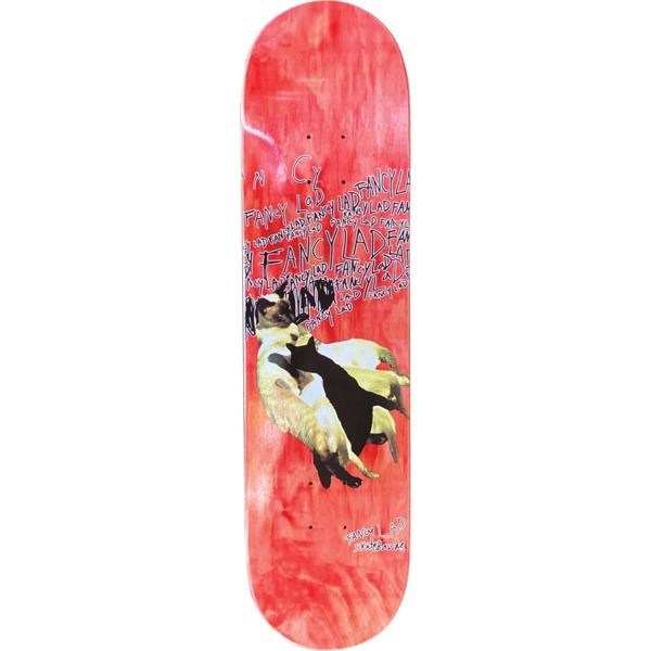 Fancy Lad Skateboards Cats Feeding Assorted Stains Skateboard Deck - 8.5" x 32"