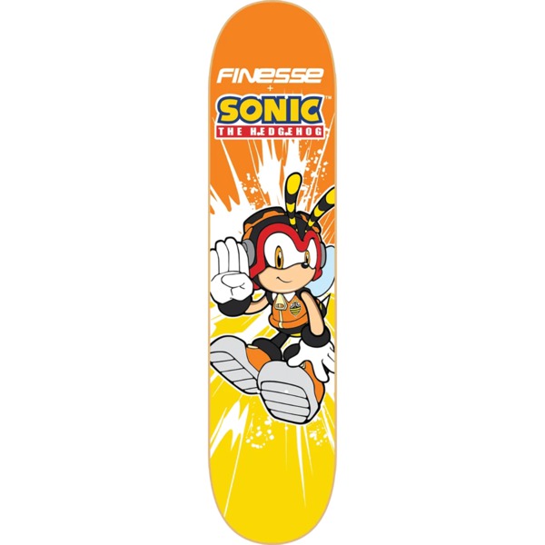 Finesse Skateboards Sega Sonic Charmy Bee Skateboard Deck - 8" x 32"