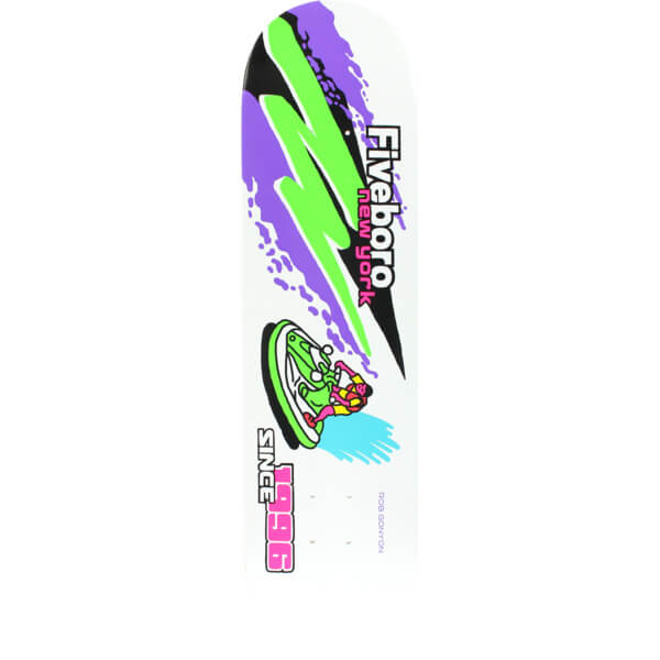 5Boro NYC Skateboards Rob Gonyon Moto Jet Ski Skateboard Deck  8.25 x 32  Warehouse Skateboards