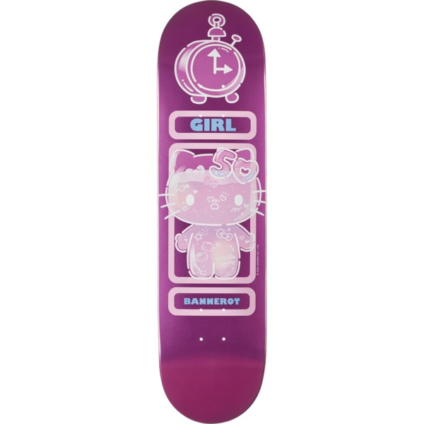 Girl Skateboards Simon Bannerot Hello Kitty 50 Skateboard Deck - 8" x 31.5"