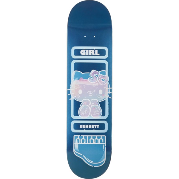 Girl Skateboards Niels Bennett Hello Kitty 50 Skateboard Deck - 8" x 31.88"