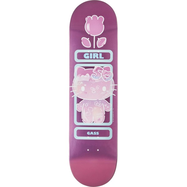 Girl Skateboards Griffin Gass Hello Kitty 50 Skateboard Deck - 8.5" x 32"