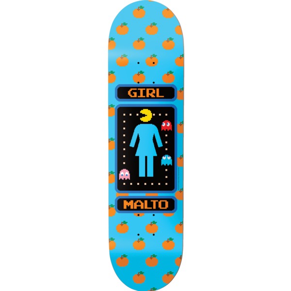 Girl Skateboards Sean Malto Pac-Man Skateboard Deck Twin Tail - 8.5" x 31.875"