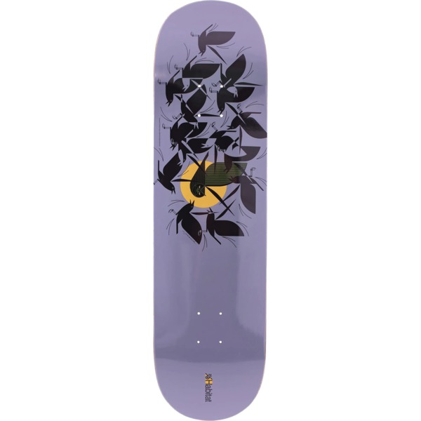 Habitat Skateboards Charley Harper Owltercation Skateboard Deck - 8.5" x 31.94"