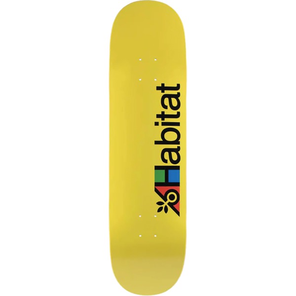 Habitat Skateboards Transit Yellow Skateboard Deck - 8.5" x 31.94"