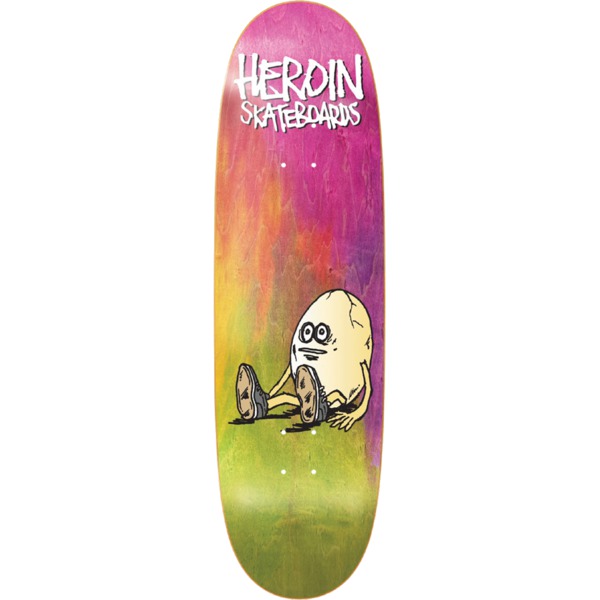 Heroin Skateboards The Rainbow Egg Skateboard Deck - 9.12" x 32"