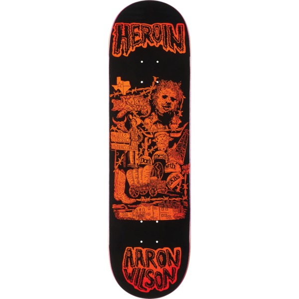 Heroin Skateboards Aaron Wilson Allegory Of Fear Skateboard Deck - 8.75" x 32"