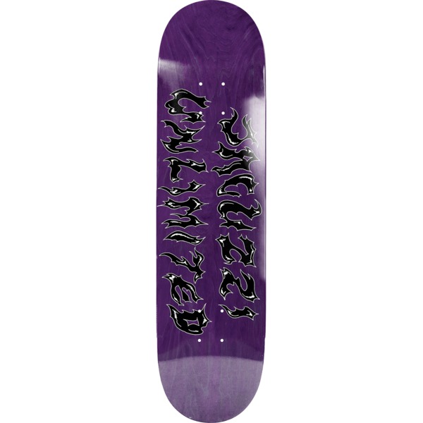 Jacuzzi Unlimited Skateboards Ice Font Jet Ski Purple Skateboard Deck - 8.25" x 31.3"