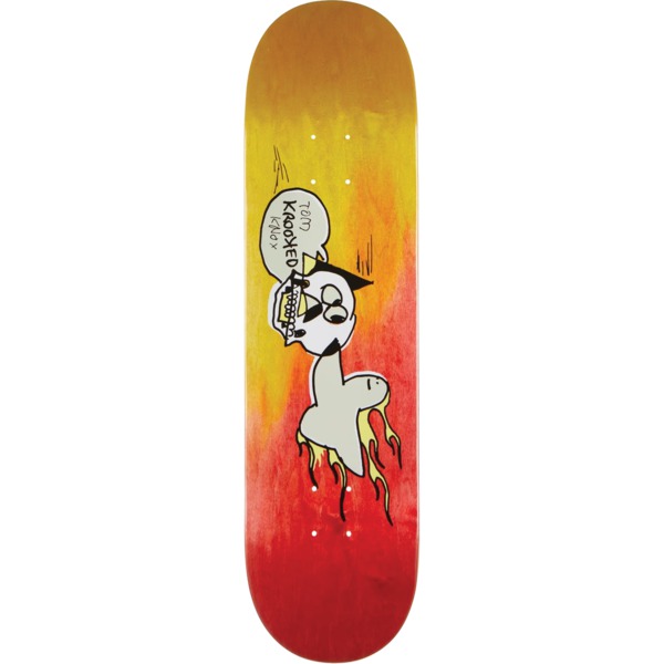 Krooked Skateboards Tom Knox Burn Bird Skateboard Deck - 8.25" x 32"