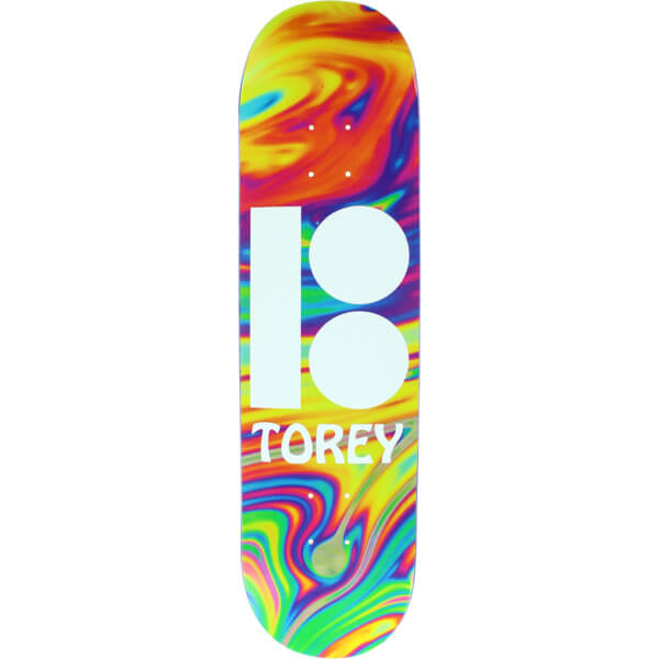 Plan B Skateboards Torey Pudwill Wavy Tie Dye Skateboard Deck Black Ice ...