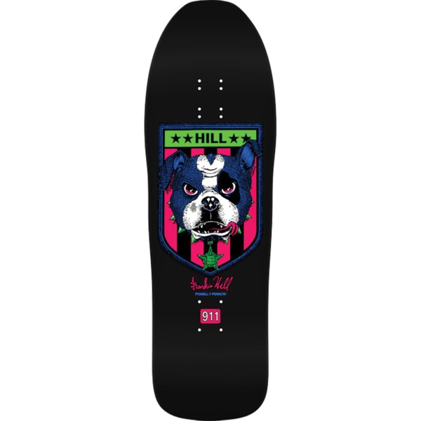 Powell Peralta Frankie Hill Bulldog 12 Blacklight Old School Skateboard Deck - 10" x 31.5"