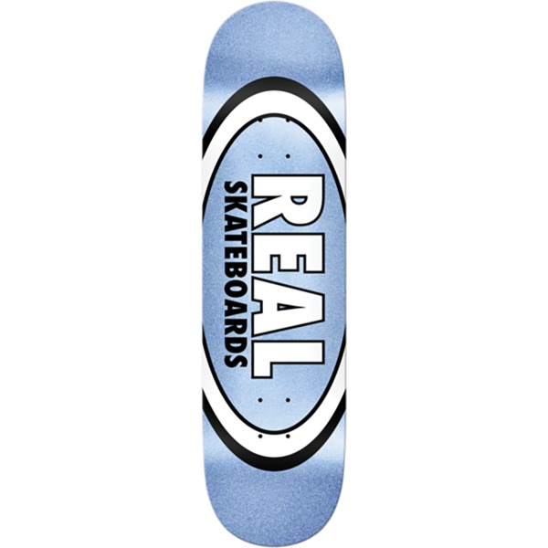 Real Skateboards Classic Oval Easyrider Blue Ice Skateboard Deck - 8.25" x 32.07"