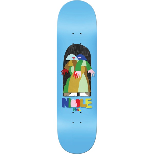 Real Skateboards Nicole Hause By Marbie Blue Skateboard Deck - 8.38" x 32.2"