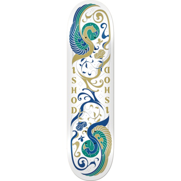 Real Skateboards Ishod Wair Illuminated White Skateboard Deck Twin Tail - 8.5" x 32.2"