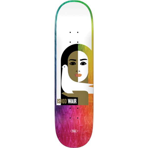 Real Skateboards Ishod Wair Peace Tie-Dye Edition Skateboard Deck Full SE - 8.5" x 32.25"