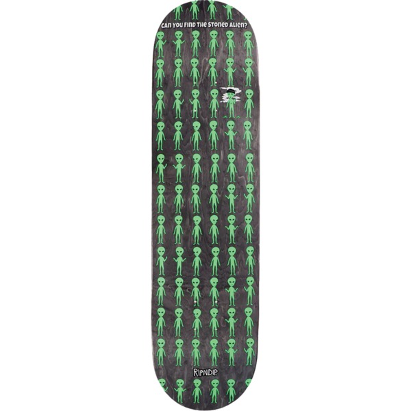 Rip N Dip Stoned Again Black Skateboard Deck - 8" x 31.75"