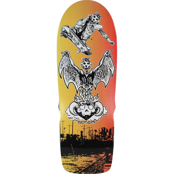 Scram Skateboards CJV Old School Skateboard Deck - 10.5" x 31"