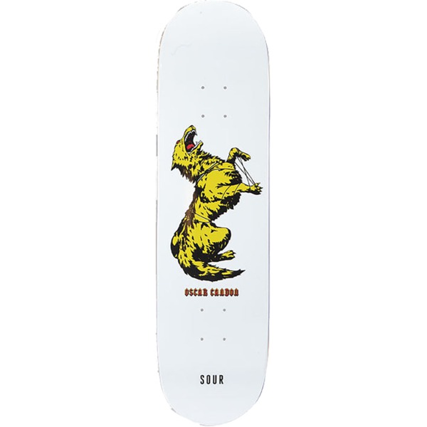 Geurloos hand Habubu Sour Solution Skateboards Oscar Candon Wolf Skateboard Deck - 8.375 x 32