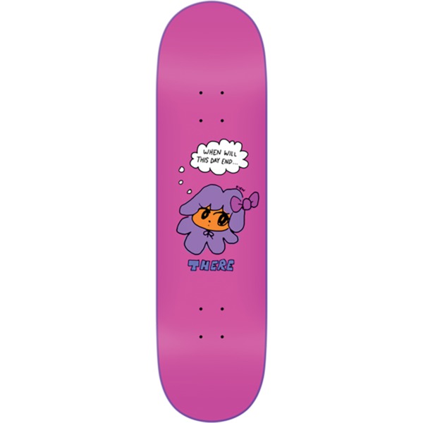 There Skateboards Kien Caples Day End Pink Skateboard Deck Full - 8.25" x 32.2"