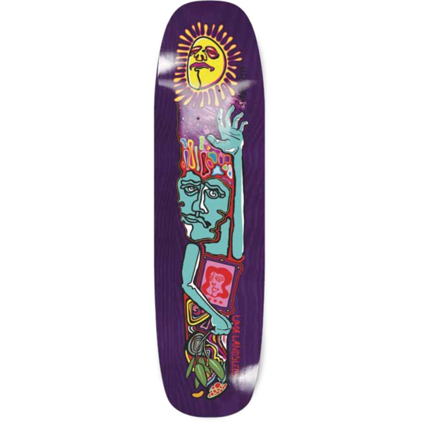 Uma Landsleds Skateboards Evan Smith Streams Skateboard Deck - 8.62 x 32.5